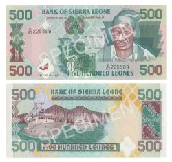 SIERRA LEONE -  500 LEONES 1995 (UNC) 23A