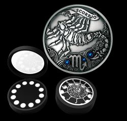 SILVER CRYSTAL ZODIAC COLLECTION -  12-COIN COMPLETE COLLECTION -  2013-2014 REPUBLIC OF BELARUS COINS