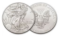 SILVER EAGLES -  ONE OUNCE FINE SILVER COIN -  2012 UNITED STATES COINS