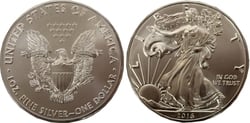 SILVER EAGLES -  ONE OUNCE FINE SILVER COIN -  2016 UNITED STATES COINS