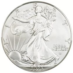 SILVER EAGLES -  ONE OUNCE FINE SILVER COIN -  2023 UNITED STATES COINS