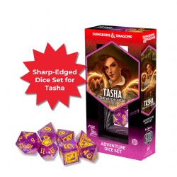 SIRIUS DICE -  D&D, ADVENTURE DICE SET, ADVENTURE DICE SET - TASHA THE WITCH QUEEN SHARP-EDGED
