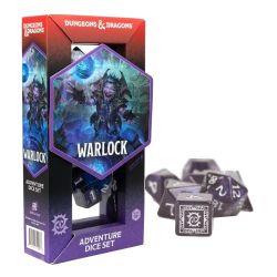 SIRIUS DICE -  D&D, ADVENTURE DICE SET, WARLOCK (PURPLE)