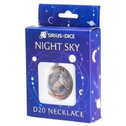 SIRIUS DICE -  D20 NECKLACE - NIGHT SKY