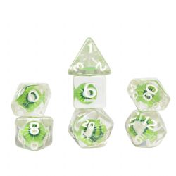 SIRIUS DICE -  RPG DICE SET, FRUIT SLICE KIWI