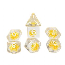 SIRIUS DICE -  RPG DICE SET, FRUIT SLICE LEMON