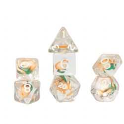 SIRIUS DICE -  RPG DICE SET, FRUIT SLICE PEACH