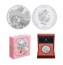 SLEEPING BEAUTY -  60TH ANNIVERSARY OF DISNEY'S SLEEPING BEAUTY -  2019 NEW ZEALAND COINS