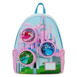 SLEEPING BEAUTY -  STAIN GLASS CASTLE - BACKPACK -  LOUNGEFLY