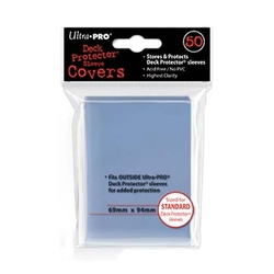 SLEEVE COVERS -  DECK PROTECTOR - 50 - CLEAR (69MM X 94MM)