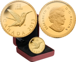 SMALL ANIMALS -  HUMMINGBIRD -  2013 CANADIAN COINS 01