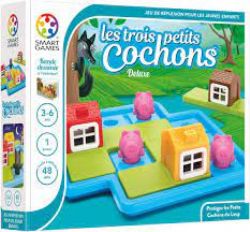 SMART GAMES -  LES TROIS PETITS COCHONS DELUXE THREE LITTLE PIGGIES DELUXE (FRANÇAIS)