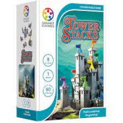 SMART GAMES -  TOWER STACKS (ENGLISH)