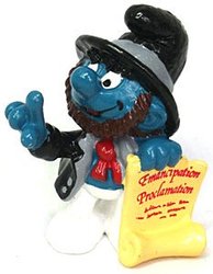 SMURFS -  ABRAHAM LINCOLN SMURF -  HISTORY SMURF