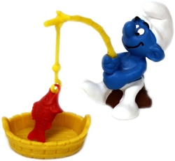 SMURFS -  ANGLER SMURF - WITH TUB VARIETY 40207