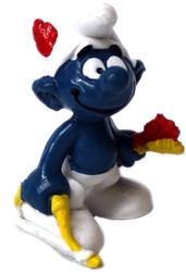 SMURFS -  ARCHER SMURF - DARK BLUE SKIN VARIETY 20102