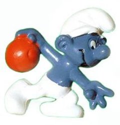 SMURFS -  BOWLER SMURF 20051