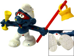 SMURFS -  CARNIVAL SMURF - MADE IN HONG KONG 20107