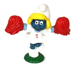 SMURFS -  CHEERLEADER SMURFETTE - LETTER 