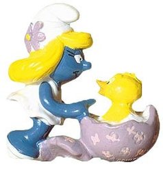 SMURFS -  EASTER SMURFETTE 20489