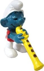 SMURFS -  FLAUTIST SMURF -  1978 SMURFS 20048