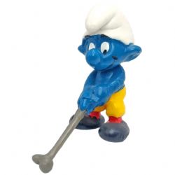 SMURFS -  GOLF SMURF - YELLOW PANTS VARIETY AND LONGER STICK 20055