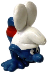 SMURFS -  HANDSTAND SMURF - RED PANTS VARIETY - SLIGHT WEAR 20084