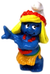 SMURFS -  HULA SMURFETTE - SLIGHT WEAR 20231