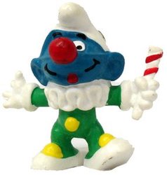 SMURFS -  JESTER SMURF - LIGHT COLORS VARIETY -  SCHTROUMPFS 1976 20090