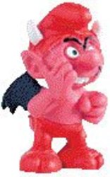 SMURFS -  LITTLE DEVIL WITH PINK SKIN -  SCHTROUMPFS 1985 20213