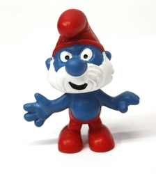 SMURFS -  PAPA SMURF - 50 YEARS OF THE SMURFS -  SCHTROUMPFS 1969 20001