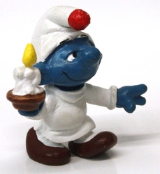 SMURFS -  SMURF WITH CANDLELIGHT -  1980 SMURFS 20060