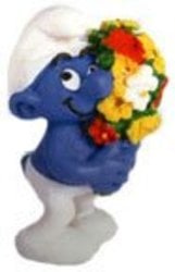 SMURFS -  SMURF WITH FLOWERS 20469