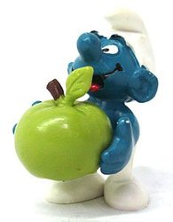 SMURFS -  SMURF WITH GREEN APPLE 20160