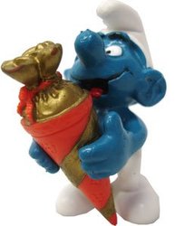 SMURFS -  SMURF WITH RED SURPRISE CONE 20221