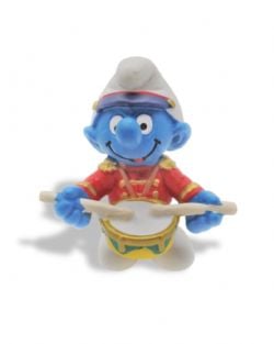 SMURFS -  SMURF WITH SMALL DRUM -  SCHTROUMPFS FANFARES 20493