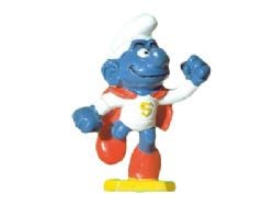 SMURFS -  SMURFERMAN - YELLOW BASE VARIETY 20119