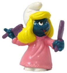 SMURFS -  SMURFETTE WITH COMB AND MIRROR 20182