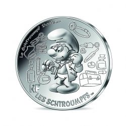 SMURFS, THE -  THE SMURFS' CHARACTERS: DOCTOR SMURF -  2020 FRANCE COINS 06