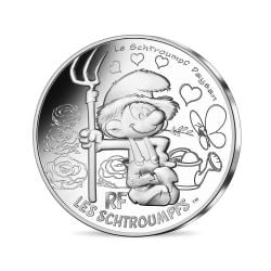 SMURFS, THE -  THE SMURFS' CHARACTERS: FARMER SMURF -  2020 FRANCE COINS 18