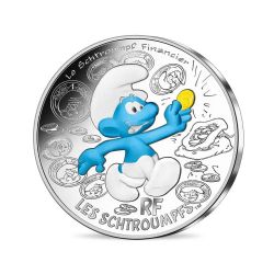 SMURFS, THE -  THE SMURFS' CHARACTERS: FINANCIAL SMURF -  2020 FRANCE COINS 13