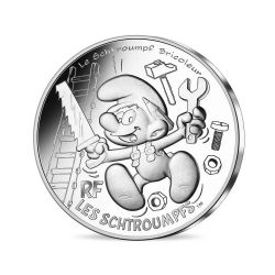 SMURFS, THE -  THE SMURFS' CHARACTERS: HANDYMAN SMURF -  2020 FRANCE COINS 17