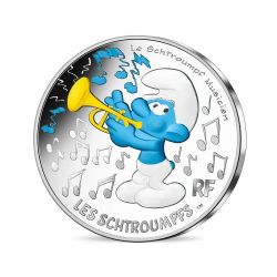 SMURFS, THE -  THE SMURFS' CHARACTERS: HARMONY SMURF -  2020 FRANCE COINS 14
