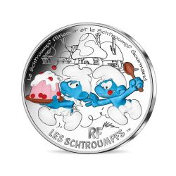 SMURFS, THE -  THE SMURFS' CHARACTERS (LARGE FORMAT): GREEDY SMURF -  2020 FRANCE COINS 04