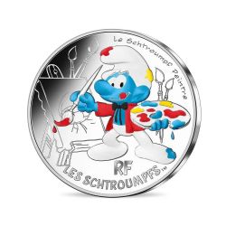 SMURFS, THE -  THE SMURFS' CHARACTERS: PAINTER SMURF -  2020 FRANCE COINS 15