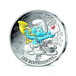 SMURFS, THE -  THE SMURFS' CHARACTERS: POSTMAN SMURF -  2020 FRANCE COINS 01