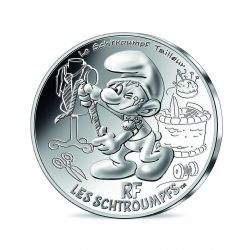 SMURFS, THE -  THE SMURFS' CHARACTERS: TAILOR SMURF -  2020 FRANCE COINS 09