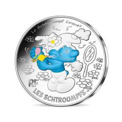 SMURFS, THE -  THE SMURFS' CHARACTERS: VANITY SMURF -  2020 FRANCE COINS 11
