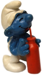 SMURFS -  THIRSTY SMURF - USURE LEGERE 20057