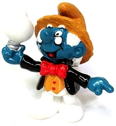 SMURFS -  THOMAS EDISON SMURF - SLIGHT WEAR -  HISTORY SMURF 20504